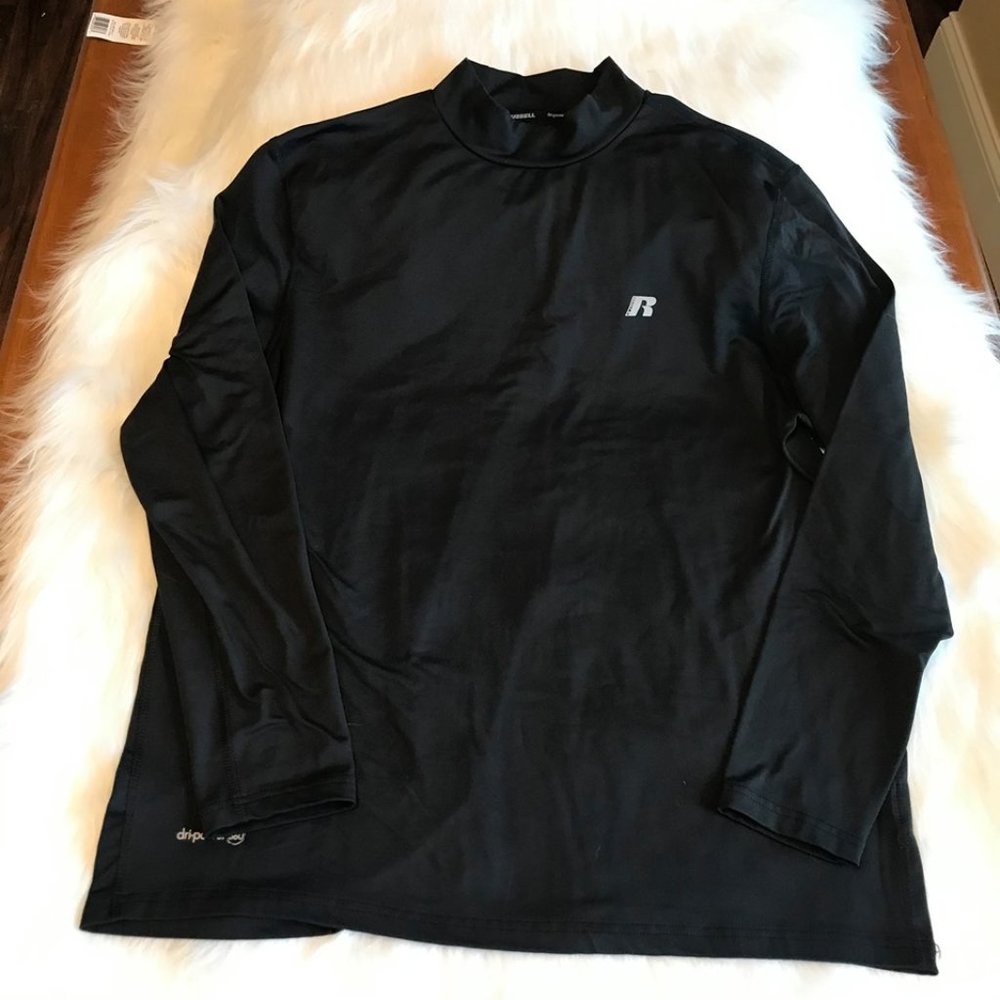 Men's Russell Long Sleeve Black Top